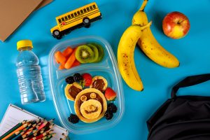 school lunch box with pancakes vegetables and fru 2024 07 22 16 28 40 utc